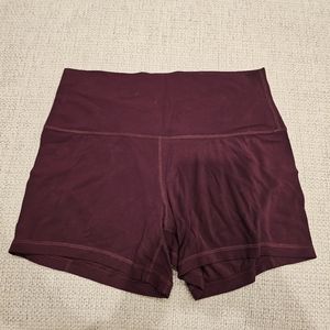 Lululemon Size 10 Maroon Shorts